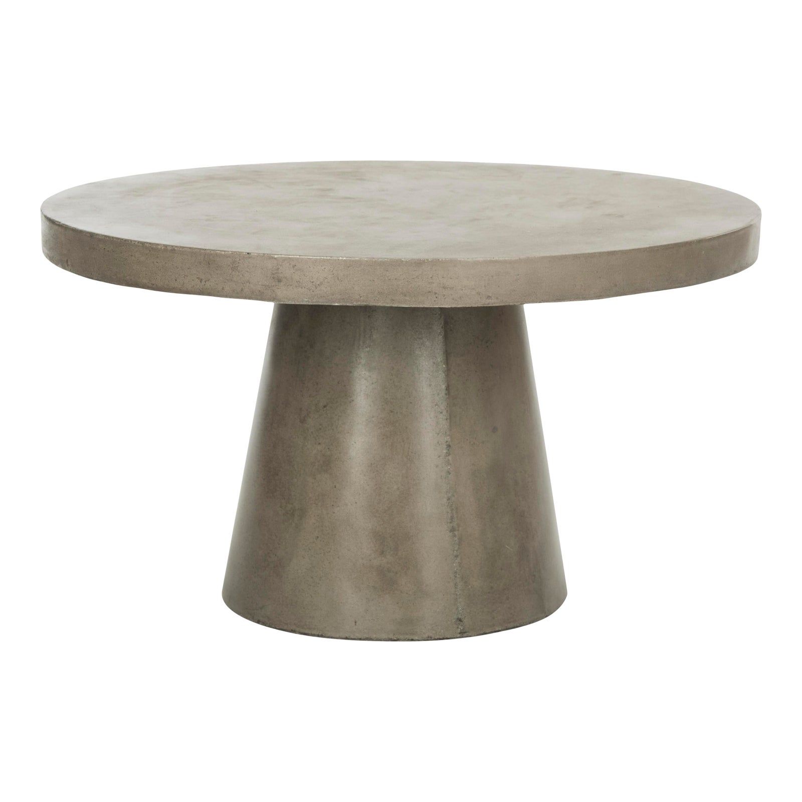 Indoor &amp; Outdoor Modern Concrete Round 27.56-Inch Diameter Coffee Table ... throughout Unveiling the Beauty of Marie Indoor Outdoor Modern Concrete End Tables
