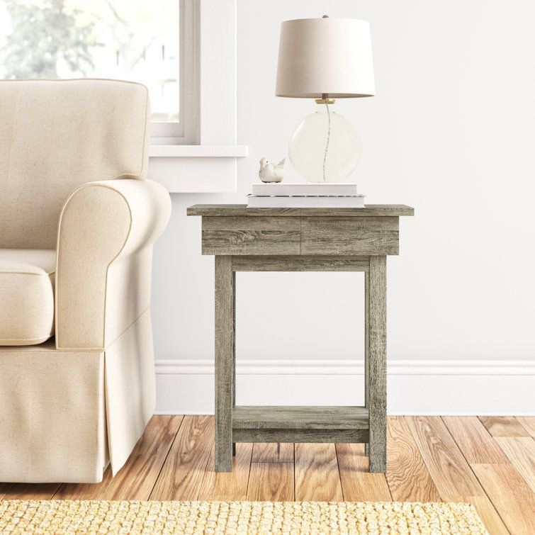 Lark Manor End Table With Storage &amp; Reviews | Wayfair inside