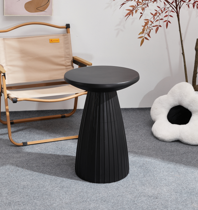 Modern Black Magnesium Oxide Side Table 2165 | Bvh - Professional Oem ... in Magnesium Oxide Side Tables Cream Exploring Design and Durability