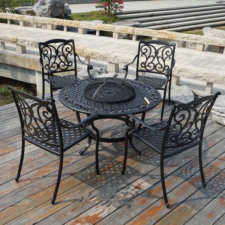 New Design Durable Cast Aluminium Outdoor Patio Furniture With Bbq ... regarding Unveiling the Durability of Cast Aluminum in Outdoor Furniture