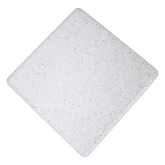 Outdoor White Terrazzo Cube Side Table | Chairish for Caring for Your Outdoor White Terrazzo Cube Table A Comprehensive Guide