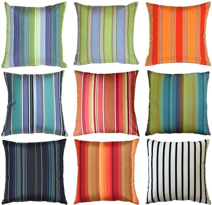 Sunbrella Outdoor 20X20 Striped Pillow Choose Your Insert - Etsy ... throughout Choosing the Perfect Sunbrella Pillows Understanding Fabric and Design