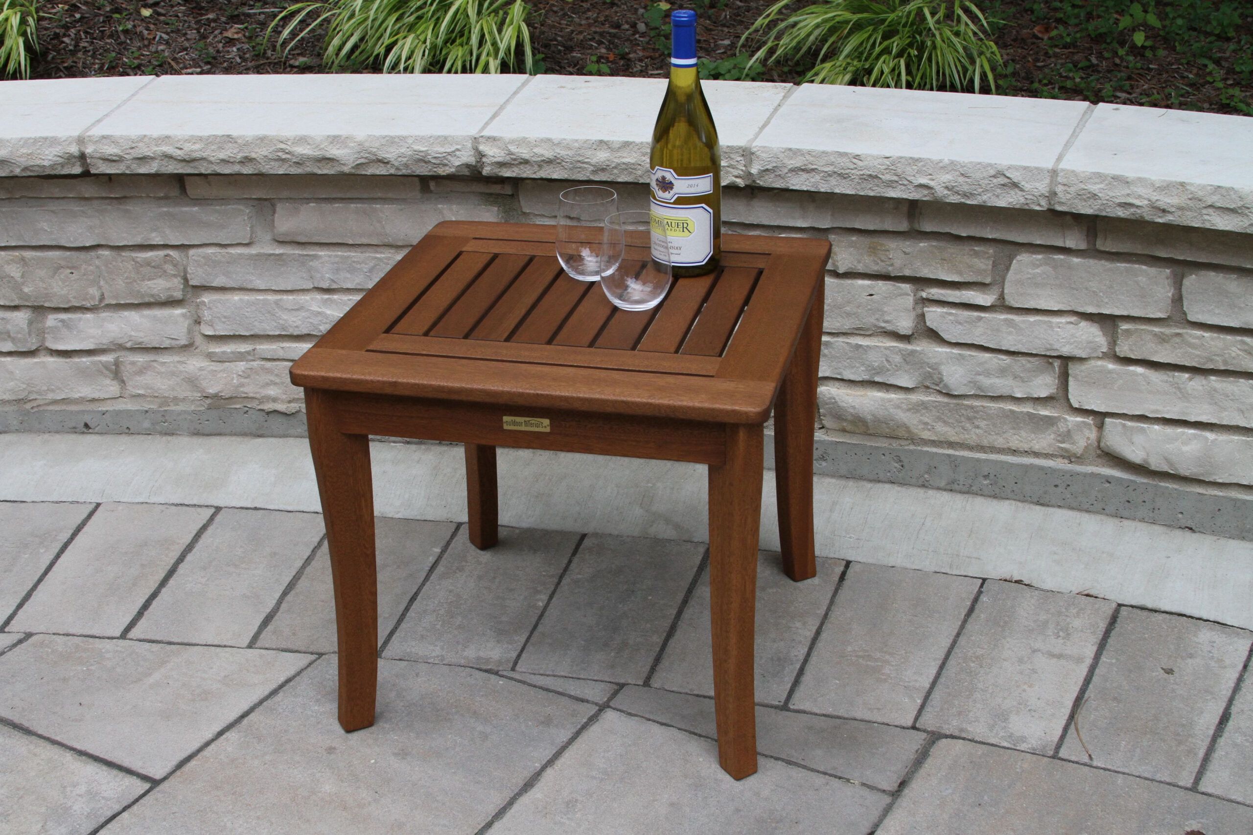 The Outdoor Interiors Eucalyptus End Table Is The Perfect Complement To ... pertaining to Beyond the Basics Unveiling Unique Features and Benefits of Eucalyptus End Tables