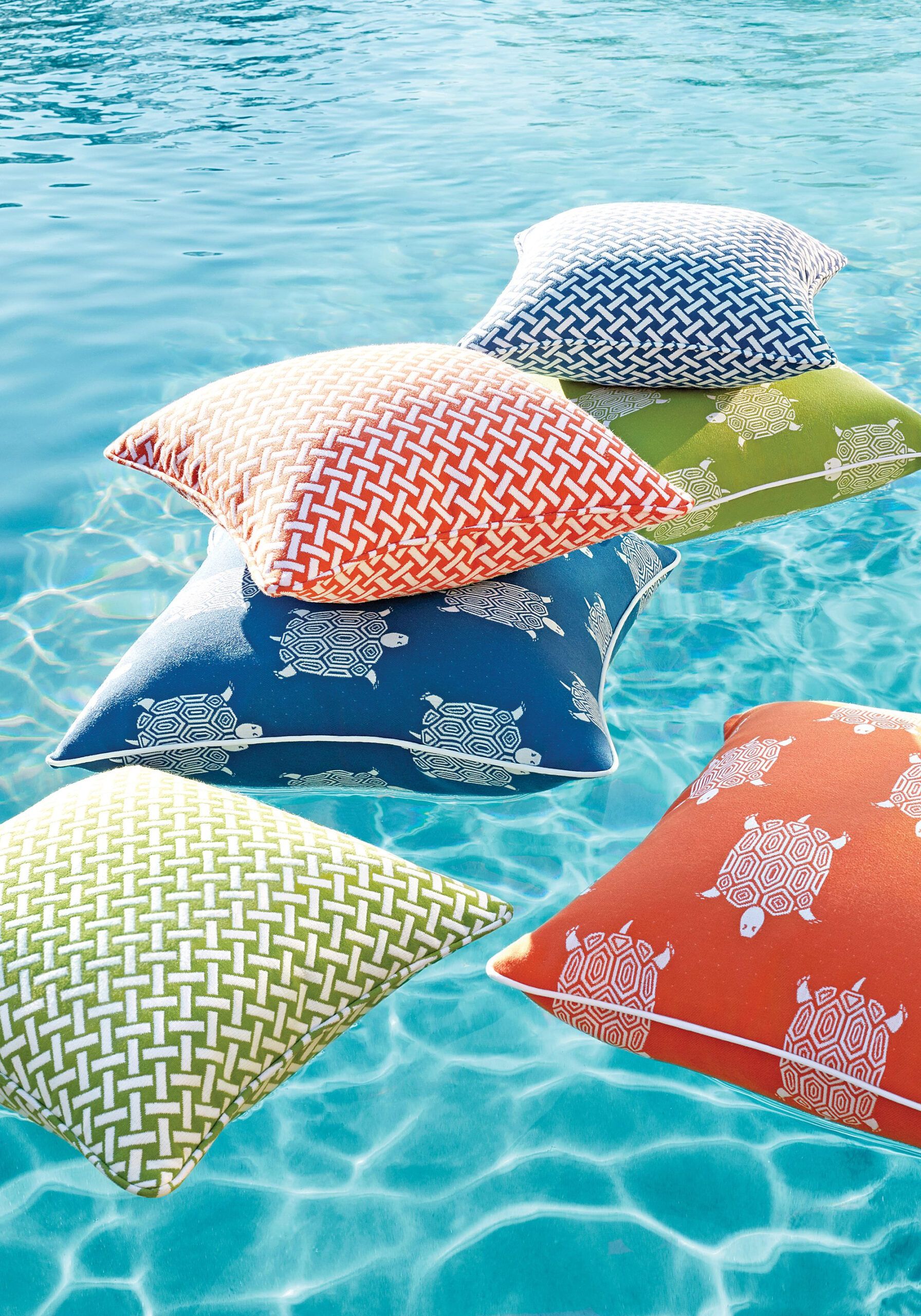 Thibaut | Inspiration | Pillows In The Pool From Portico | Thibaut ... throughout Choosing the Perfect Sunbrella Pillows Understanding Fabric and Design