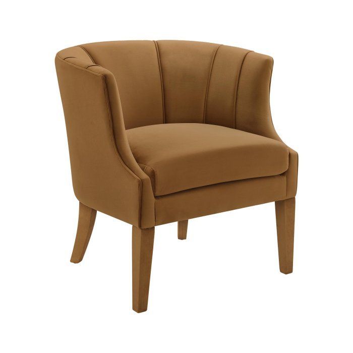 Tov Furniture Turin Barrel Accent Chair - Brown with regard to Beyond Aesthetics Understanding the Design of the TOV Turin Stool
