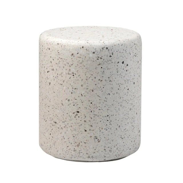 White Terrazzo Round Side Table Small | Chairish with regard to White Terrazzo Round Side Table Small A Guide to Care and Maintenance