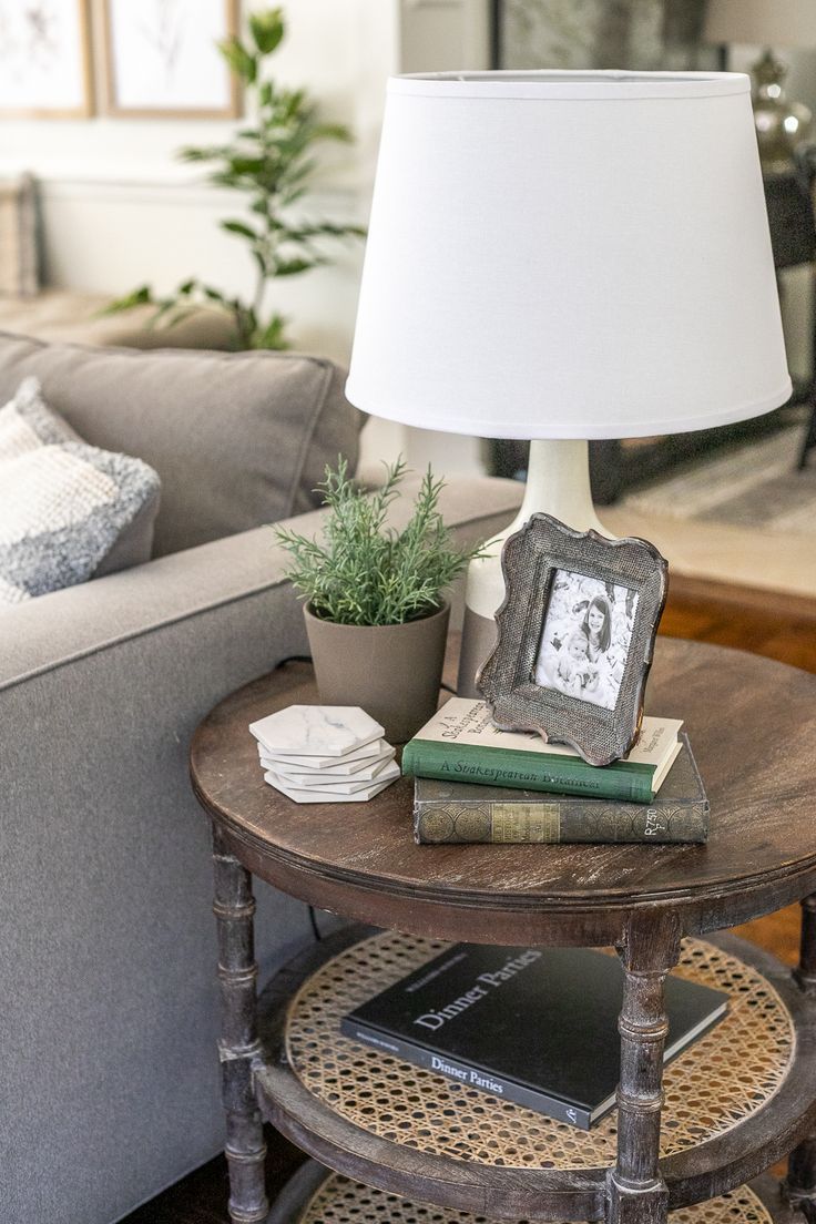12 End Table Decor Ideas To Add Style And Functionality To Your Living ... with regard to Bringing Your Space to Life with the Annalise Accent Table