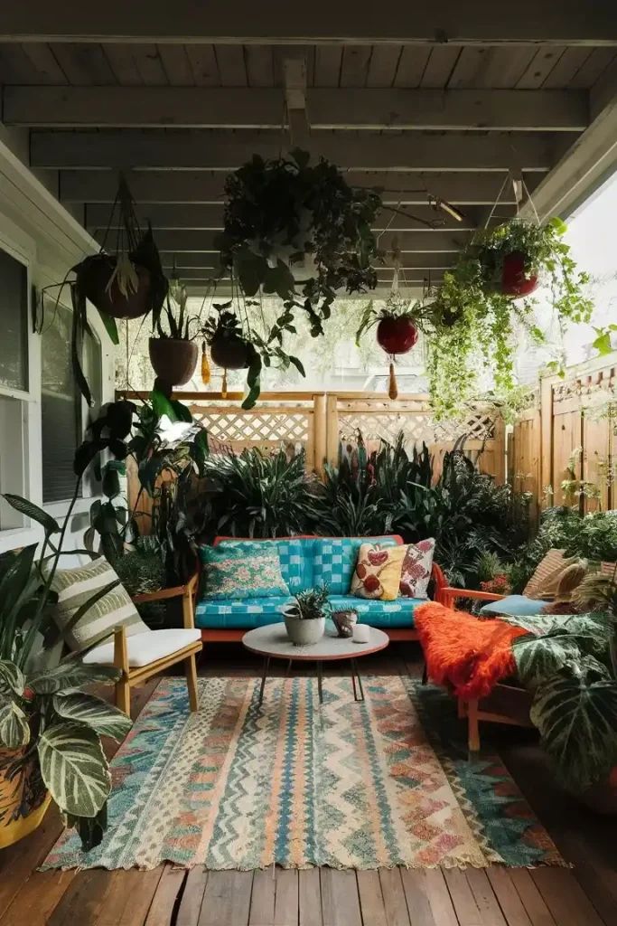 21 Bohemian Patio Ideas: Transform Your Outdoor Space | Mowerslab for Transforming Your Patio with Global Inspired Textiles