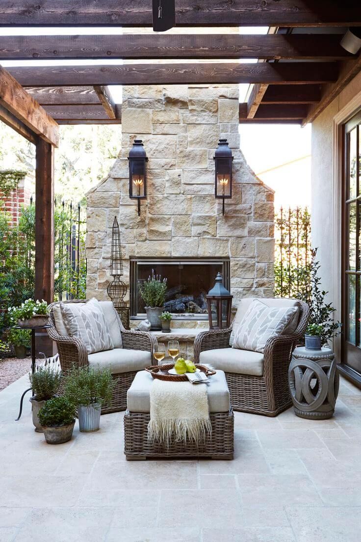 33 Best Outdoor Living Space Ideas And Designs For 2021 within Styling Your Outdoor Space with a Silver Gray Butler Side Table