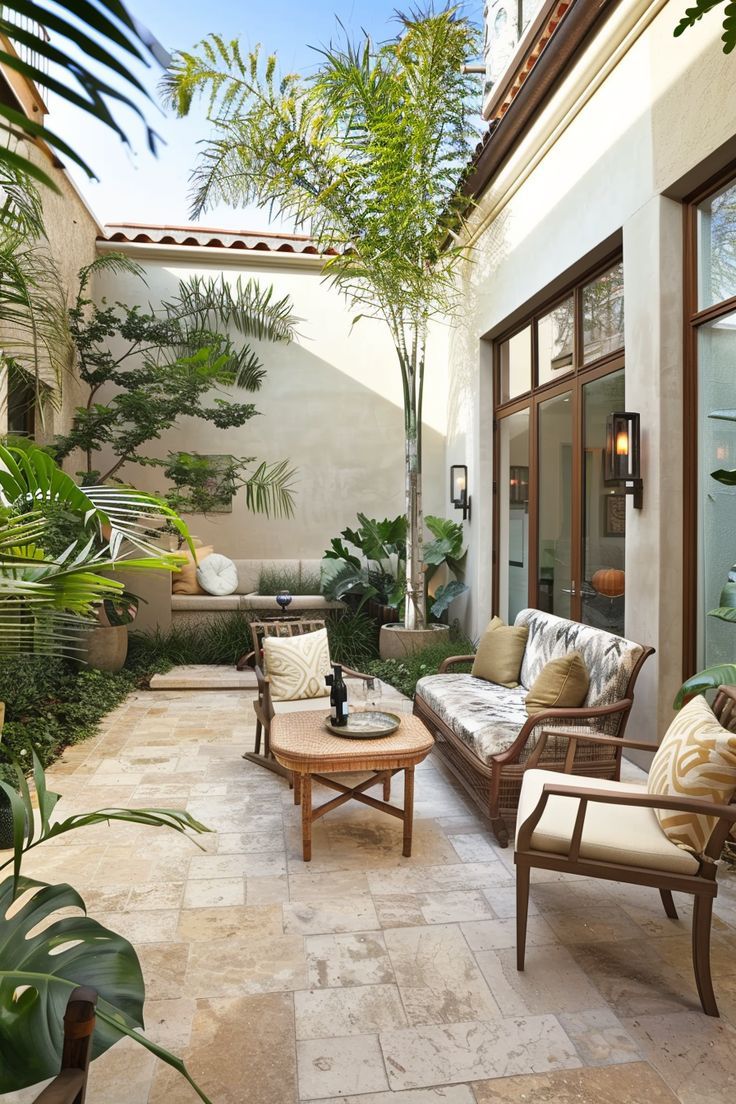 40+ Small Patio Ideas: Transforming Small Patios Into Grand Spaces! In ... pertaining to Transforming Patios A Deep Dive into the Woodridge Accent Table