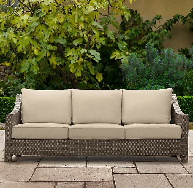 79" La Jolla Sofa Cushions inside