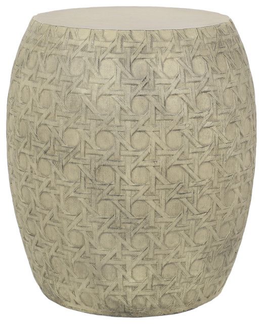 Acorn Outdoor Lightweight Concrete Side Table, Antique Yellow ... for Exploring the Craftsmanship Behind the Acorn Lightweight Concrete Side Table Antique Yellow