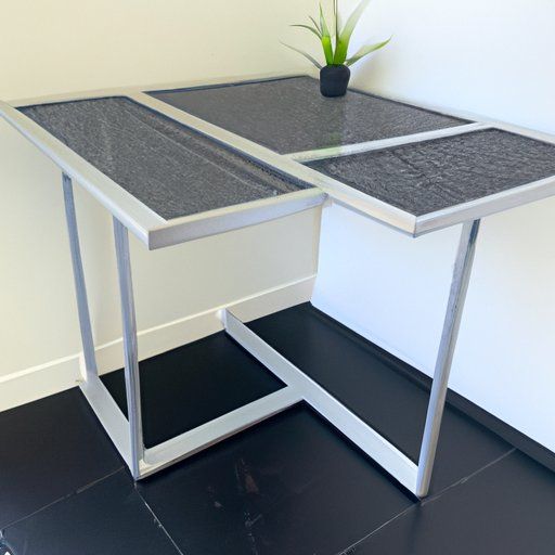 Aluminum Profile Table: Guide To Choosing, Cleaning, Incorporating Into ... pertaining to Integrating the Aruba Aluminum Frame End Table into Your Home Decor