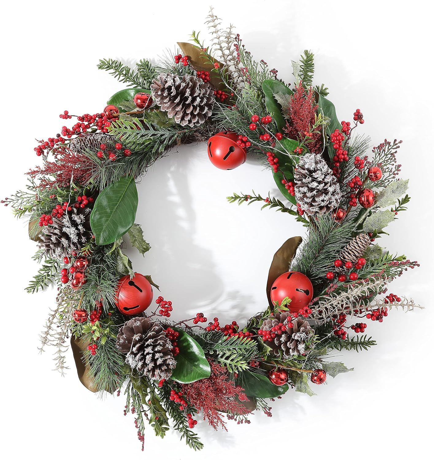 Amazon.com: Safavieh Home Collection 30-Inch Decorative Artificial ... throughout Beyond the Door Understanding Your Safavieh Faux Wreath's Potential