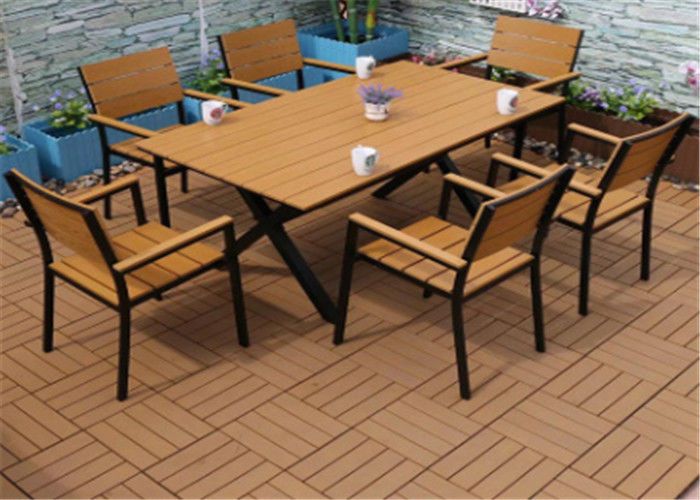Anti-Corrosion Leisure Wood Plastic Composite Outdoor Furniture Slats for