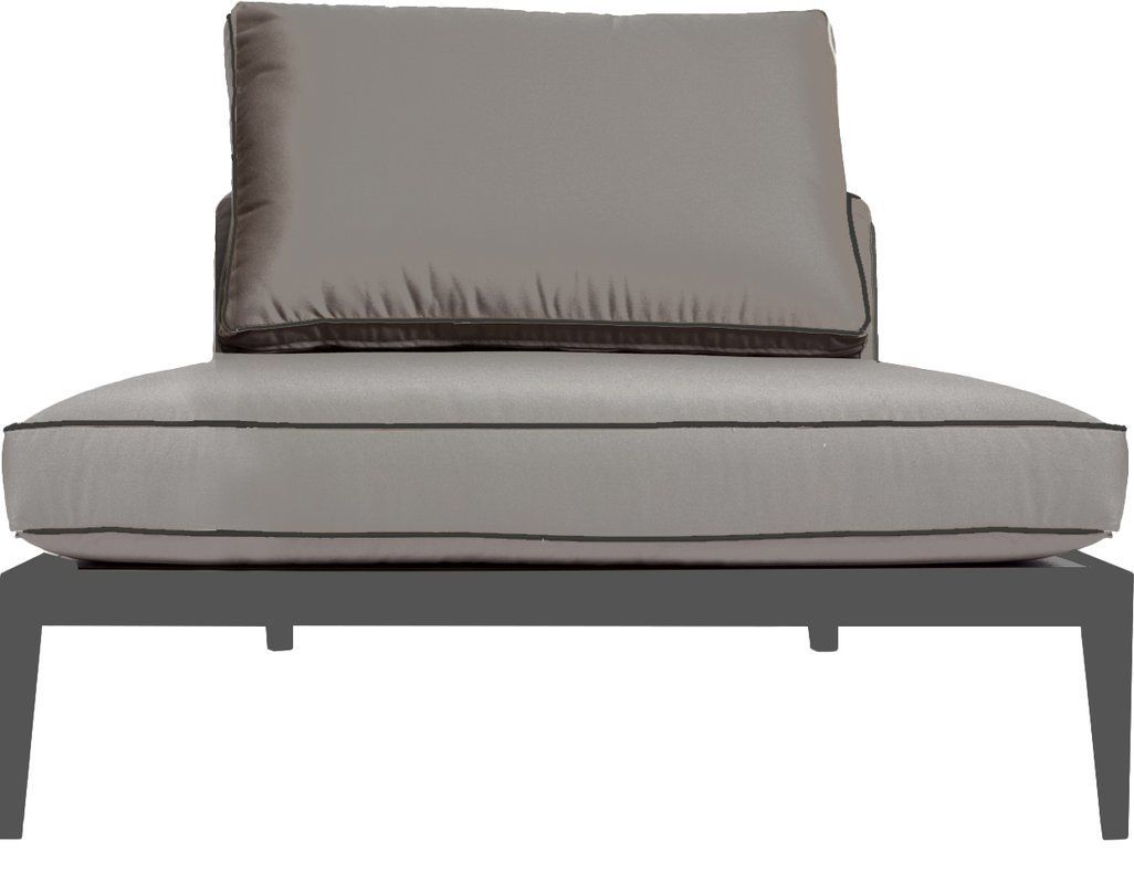 Balmoral Deep Seating Armless Patio Chair With Cushions Outdoor Porch ... throughout Navy Nuances A Deep Dive into the Miami Armless Patio Chair's Appeal