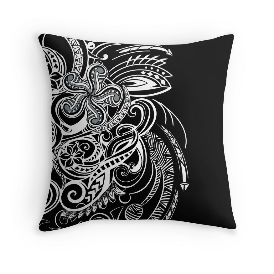 Black And White Tribal Throw Pillow By Sunnthreads | Tribal Throw ... in Understanding the Allure of Black and White Tribal Outdoor Throw Pillows