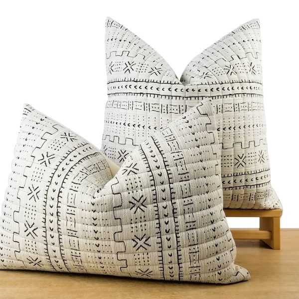 Black White Pillow - Etsy with