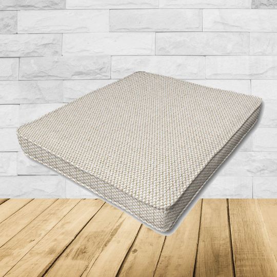 Blend Linen Sunbrella Fabric Patio Dining Chair Seat Cushion | Cascadia ... for Sunbrella Canvas Cushions Blending Style and Resilience Outdoors