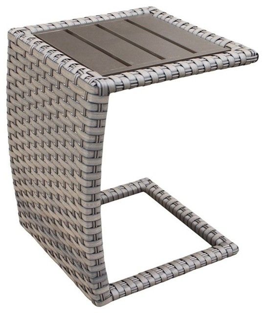 Styling Your Patio with the Bowery Hill Transitional Side Table