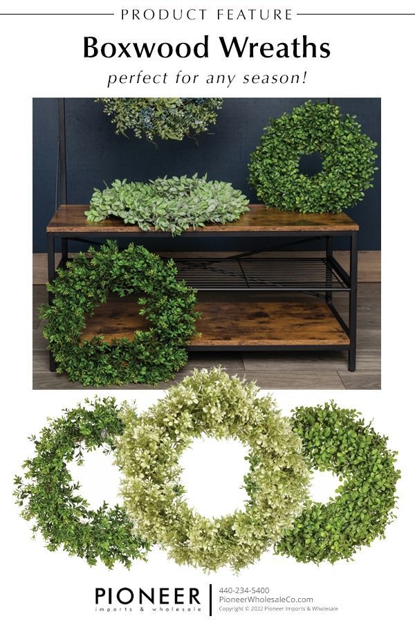 Boxwood Wreaths Are Perfect For Any Season! Shop Them Now And Use Them ... inside The Versatility of Boxwood Wreaths for Every Season