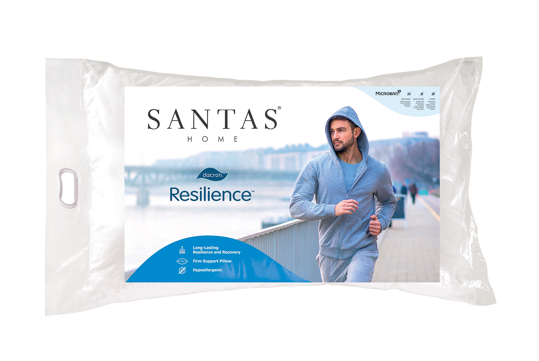 Dacron Resilience Pillow - Santas for