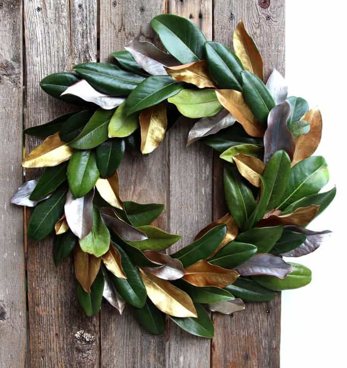 Easy &amp;Amp; Free Diy Magnolia Wreath - A Piece Of Rainbow with regard to Bringing Nature Indoors with a Stunning 30-Inch Magnolia Wreath