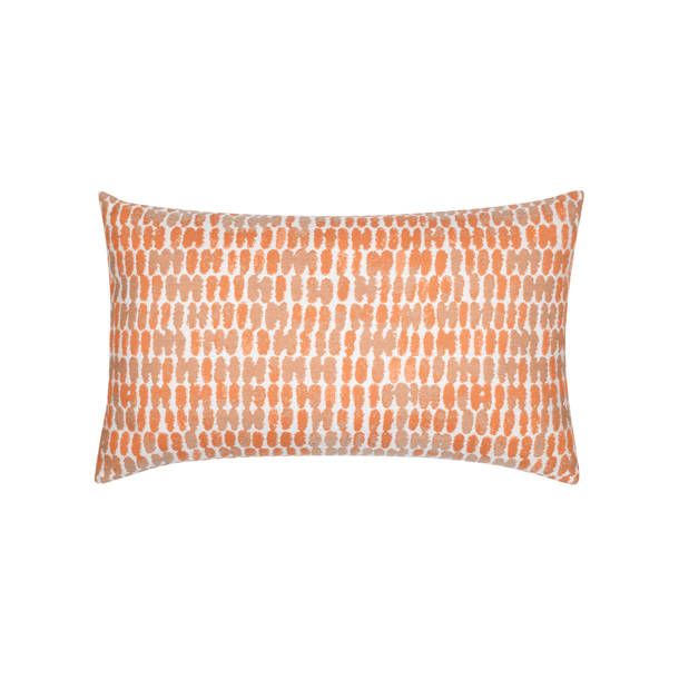 Elainesmith Thumbprint Outdoor Rectangular Pillow Cover &amp;Amp; Insert ... with regard to Achieving a Coordinated Look with Thumbprint Latte Pillows Outdoors