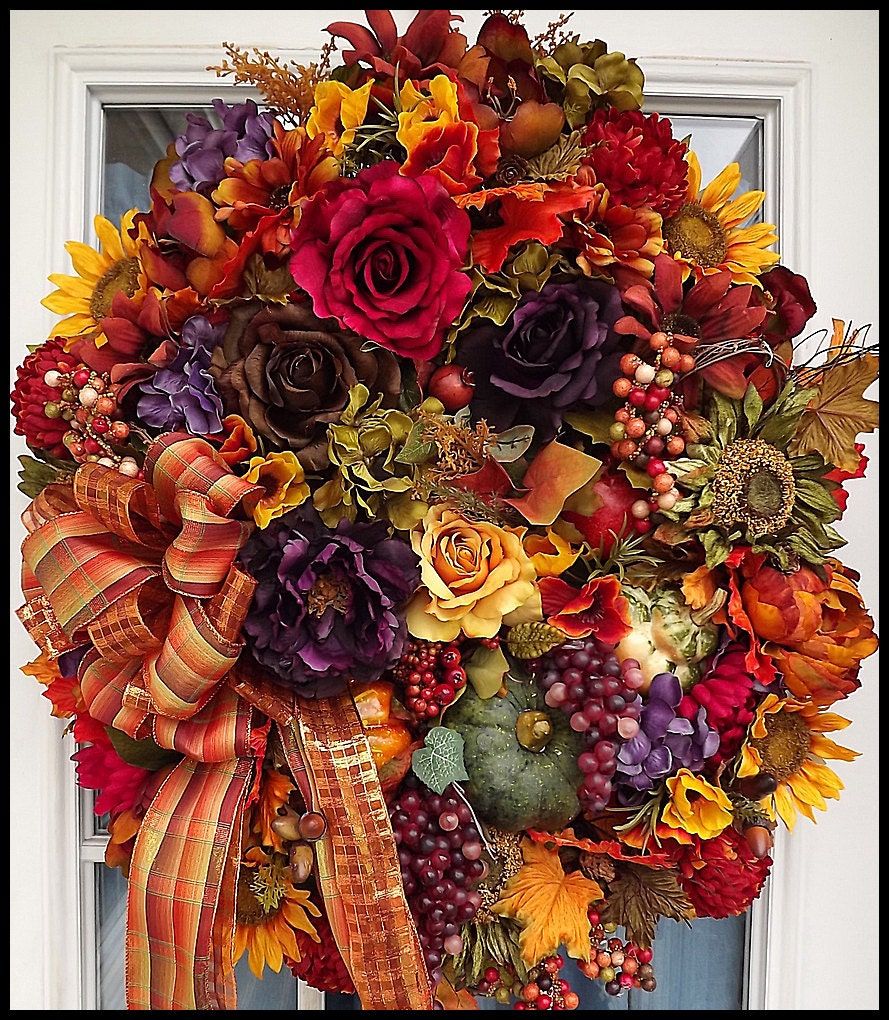 Transform Your Doorway with an Autumn Harvest Wreath