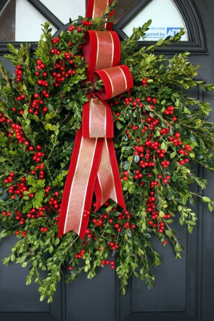 How To Make Your Own Boxwood Wreath inside Mastering the Art of Displaying Your 22 Inch Boxwood Wreath