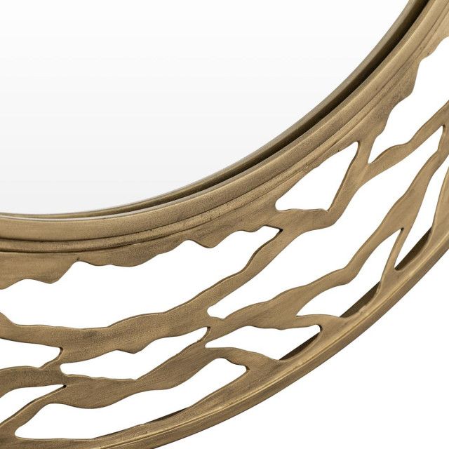 Kato Wall Mirror, Havana Gold - Contemporary - Wall Mirrors - By ... pertaining to