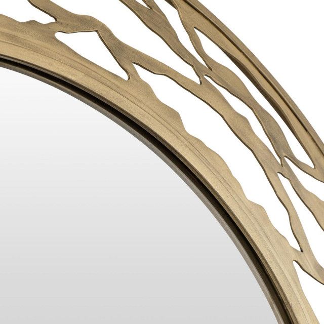 Kato Wall Mirror, Havana Gold - Contemporary - Wall Mirrors - By ... throughout Bringing Warmth and Edge to Your Decor with the Kato Havana Gold