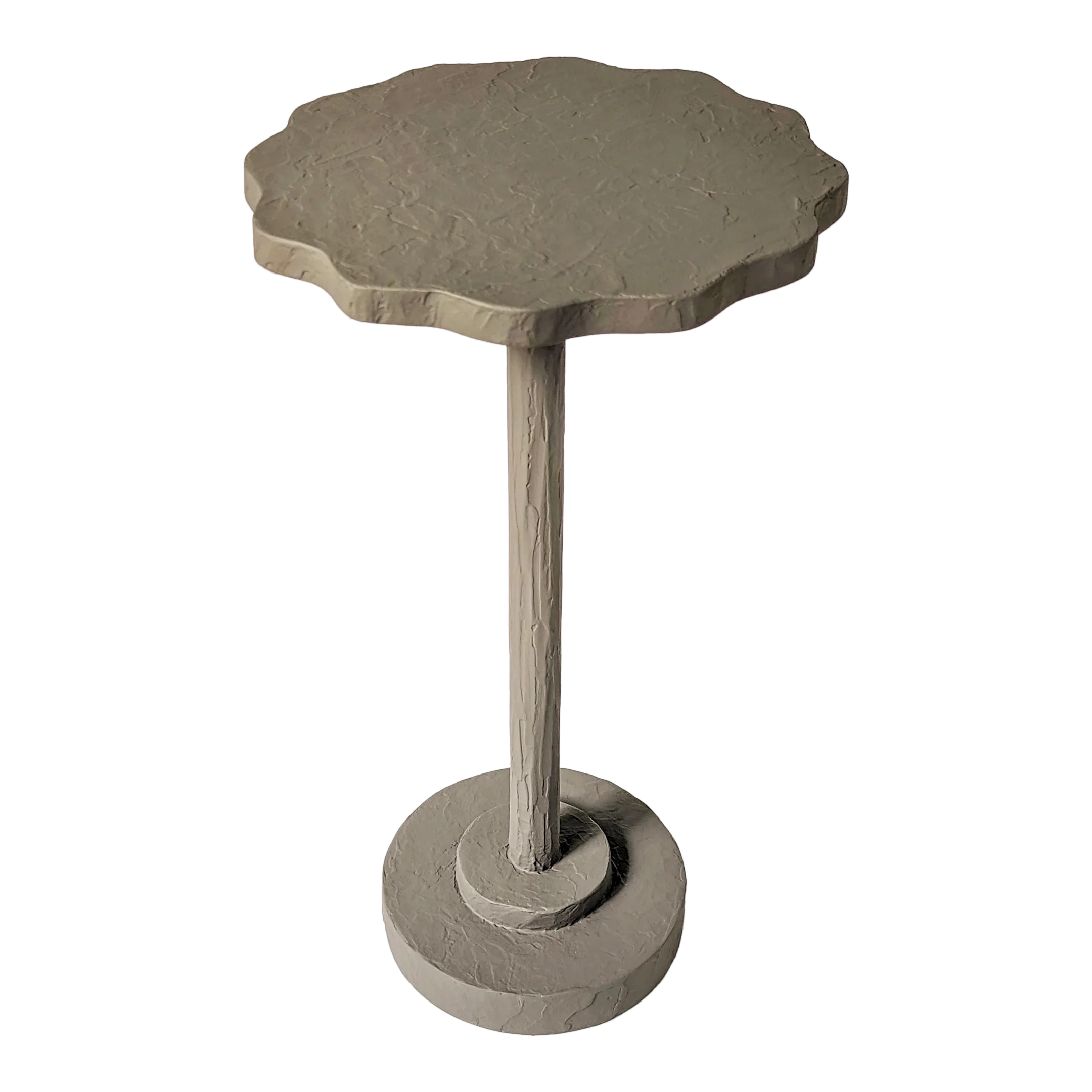 Mirage Artisan Accent Table In Gray | Chairish in The Versatile Mirage Accent Table Your Grey Outdoor Furniture Solution