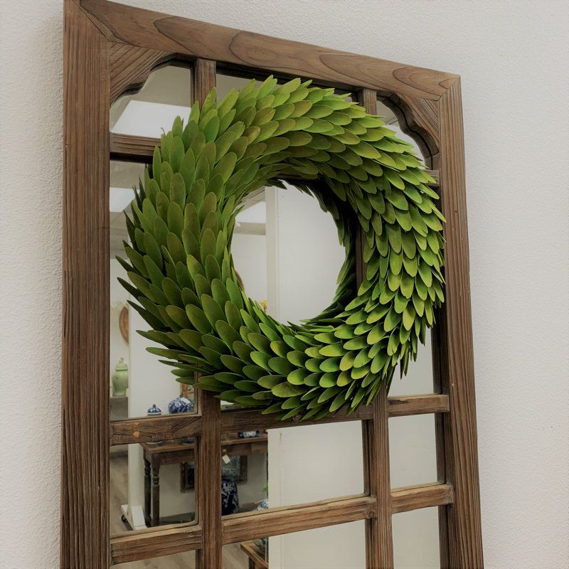 Ophelia &amp;Amp; Co. 18" Woodchip Wreath &amp;Amp; Reviews | Wayfair in