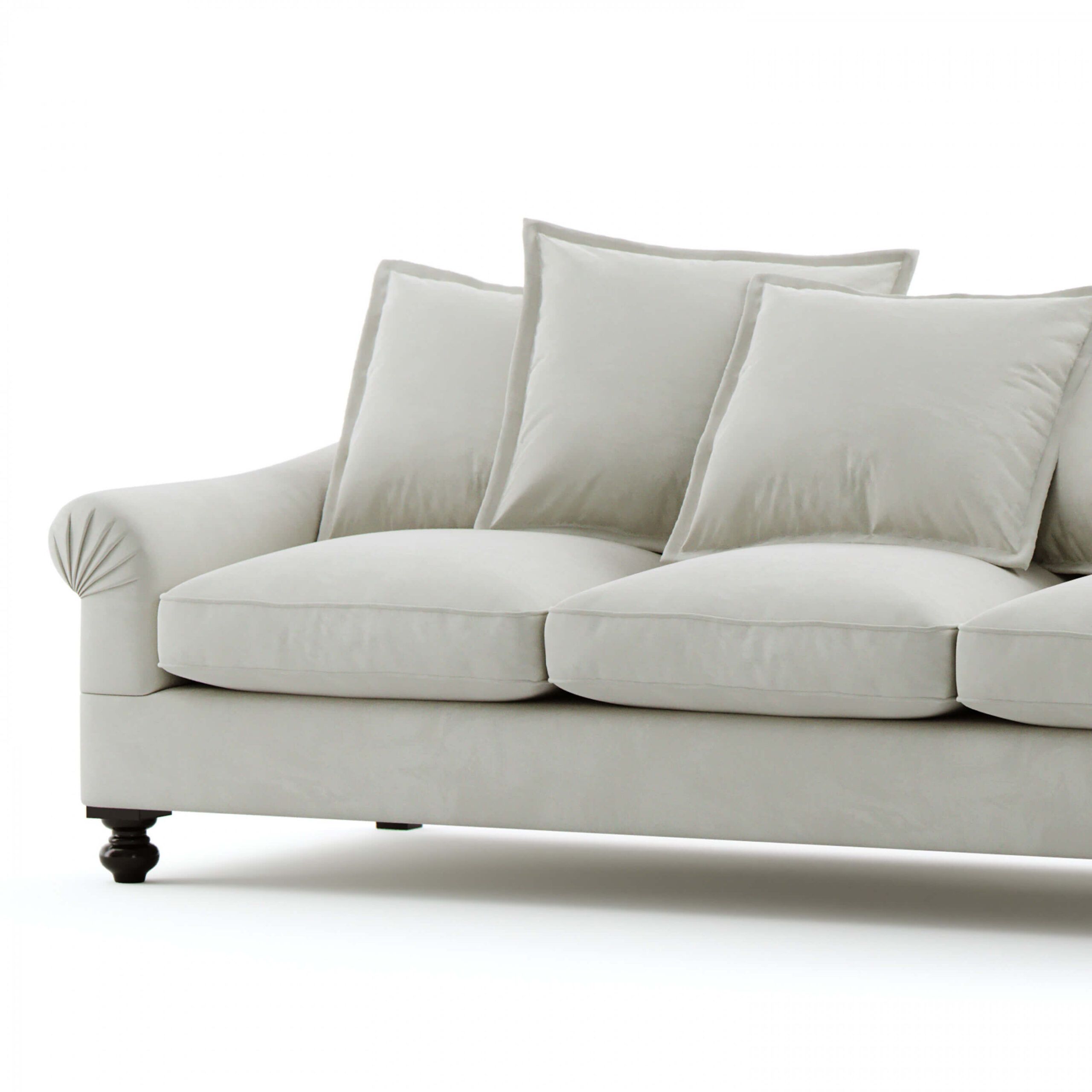 Ralph Lauren Bel Air Sofa - 3D Model By Katmit pertaining to Understanding the Craftsmanship Behind the Bel Air Sofa's Silver Hue