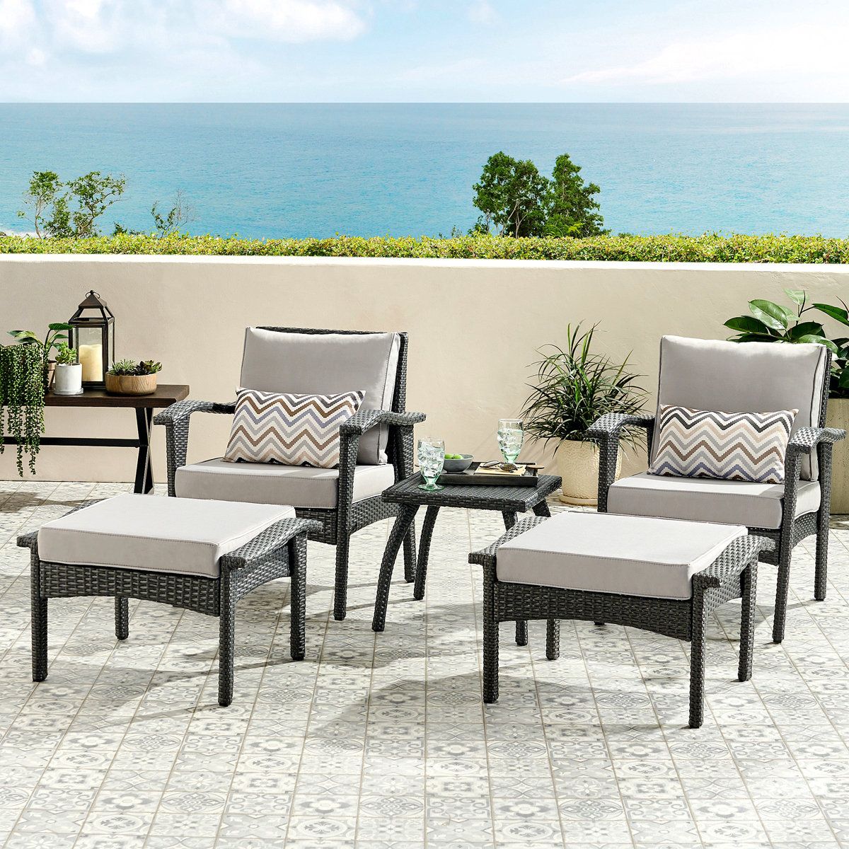 Red Barrel Studio® Stylish And Durable Outdoor Dining Set For All ... inside