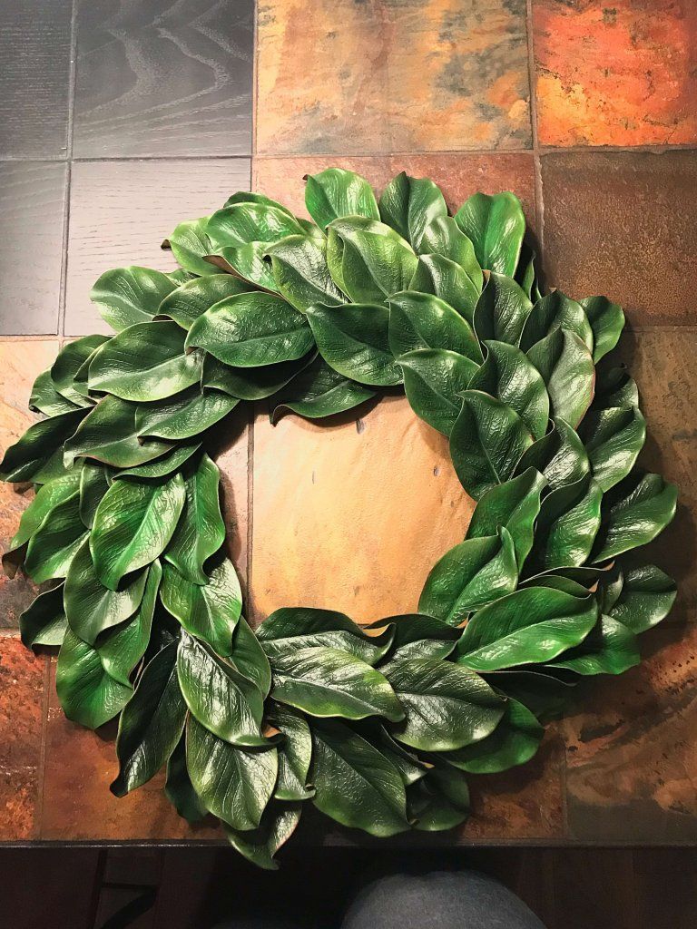 Super Easy Diy Magnolia Wreath Tutorial – Artofit in