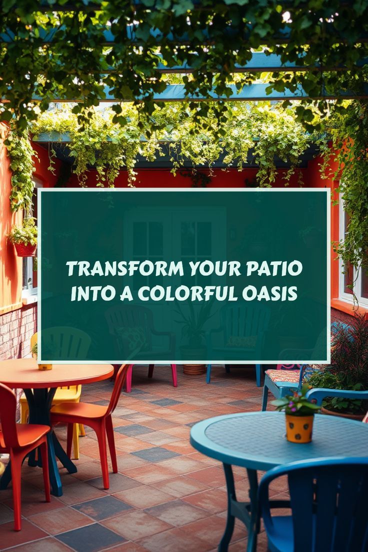 Transform Your Patio Into A Colorful Oasis throughout