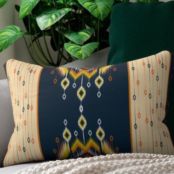 Tribal Throw - Etsy pertaining to Understanding the Allure of Black and White Tribal Outdoor Throw Pillows