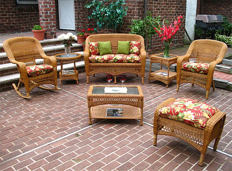Wicker Furniture For The Patio At Cedric Palacios Blog inside Channing Wicker Design Withstands Outdoor Wear