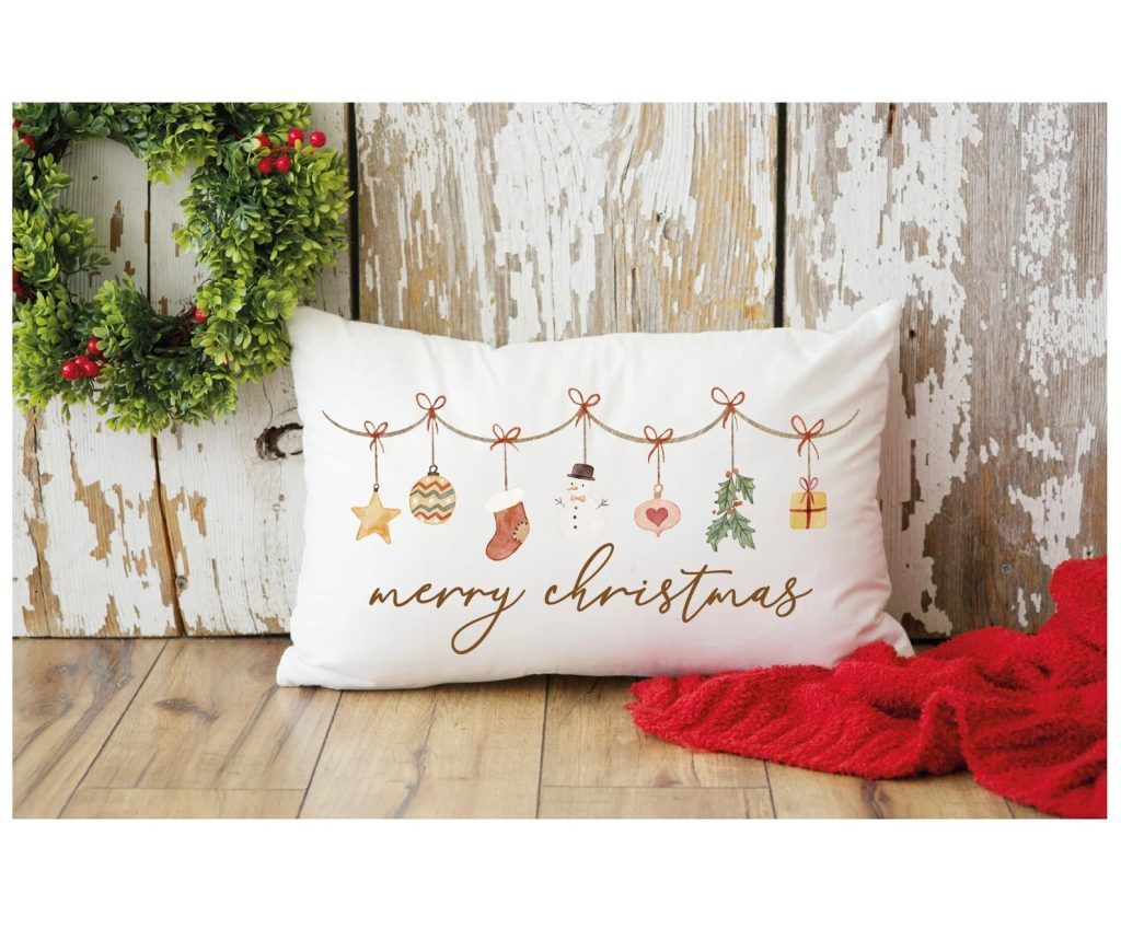 17 Merry &amp;Amp; Bright Christmas Pillow Cover Designs You Will Want for