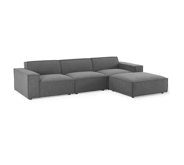 4 Piece Fabric Sectional Sofa - Lavishdecor.ae with