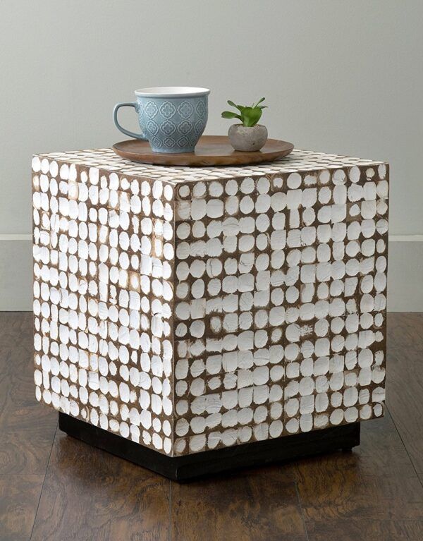 50 Unique End Tables That Add The Perfect Living Room Finish throughout