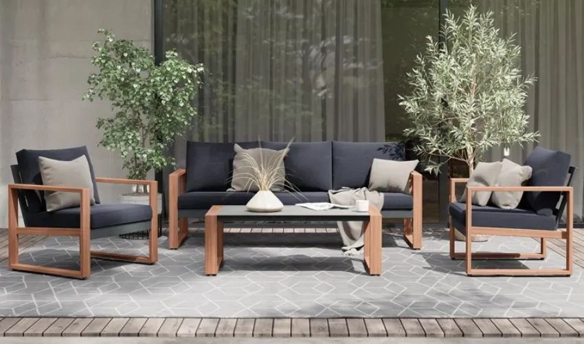 8 Best Materials For Outdoor Sofa Longevity In Uae intended for Unveiling the Secrets to Your Monterey Canvas Henna Sofa's Longevity Outdoors