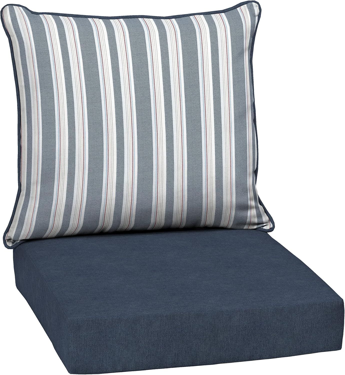 Amazon.com : Arden Selections Oceantex Outdoor Deep Seating Cushion Set ... intended for