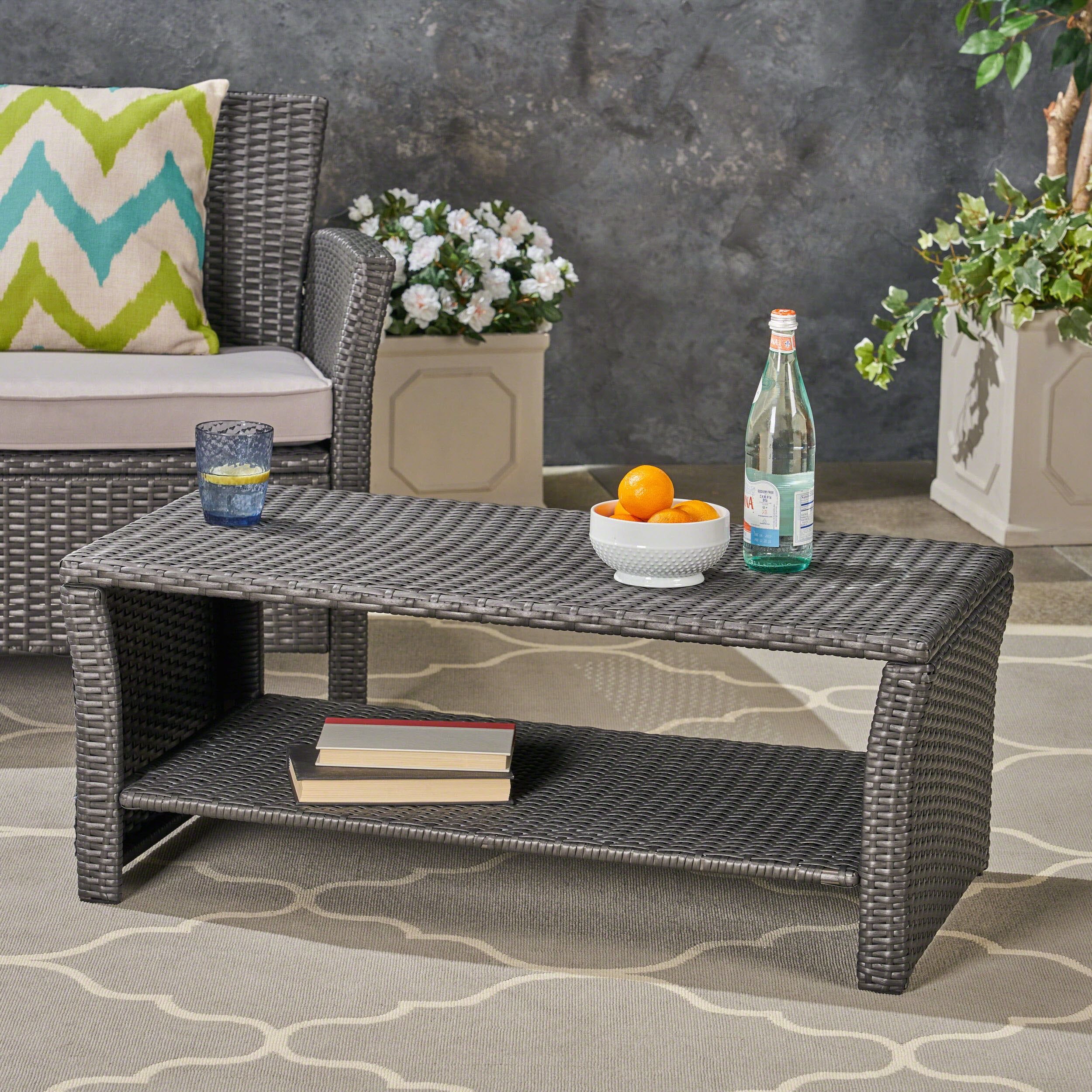 Choosing the Right Outdoor End Table The Mirage Grey Option