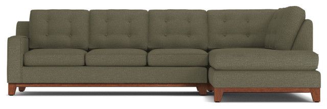 Apt2B Brentwood 2-Piece Sectional Sleeper Sofa, Moss, Chaise On Left ... in Your Questions Answered About the Brentwood Patio Chaise Sectional