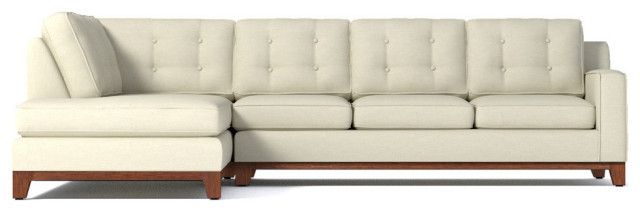 Apt2B Brentwood 2-Piece Sectional Sofa, Cream, Chaise On Left ... pertaining to