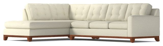 Apt2B Brentwood 2-Piece Sectional Sofa, Cream, Chaise On Left ... throughout