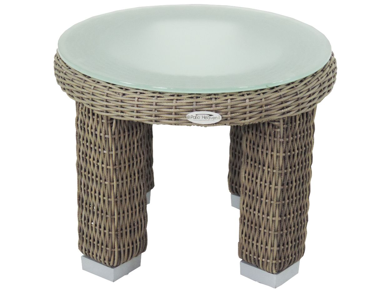 Axcess Inc Palisades Round Outdoor Patio End Table | Paplig1Etr pertaining to From Our Expert What You Need to Know About the Palisades Round Outdoor End Table